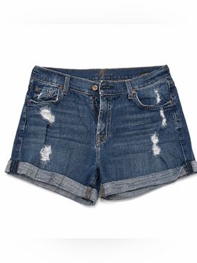 7 for all mankind denim shorts